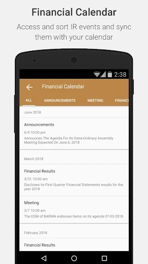 BARWA Investor Relations Screenshot 3