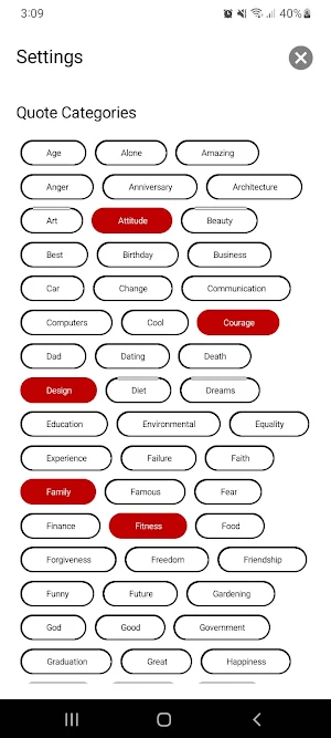 Quote Factory Screenshot 2