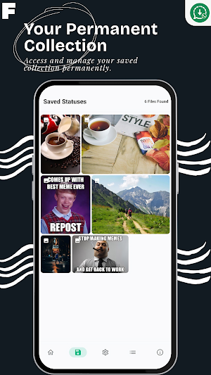 WhatsCopy - Auto Status Saver Screenshot 3