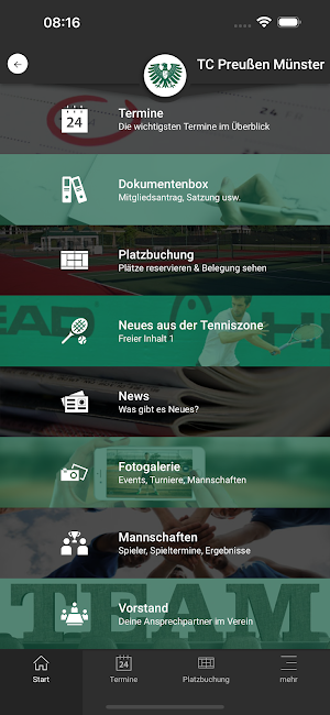 TC Preußen Münster Screenshot 0