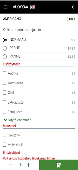 Ravintola Papino Screenshot 2
