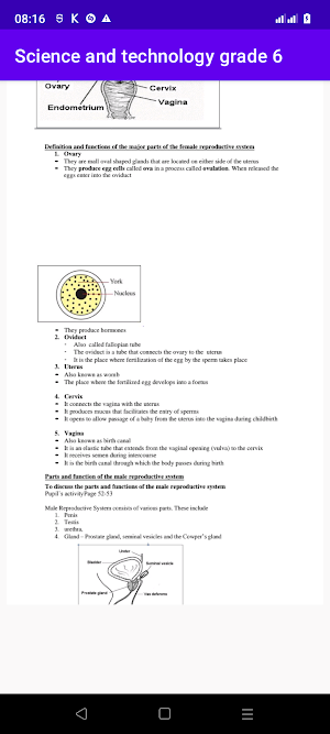 Science and technology grade 6 Screenshot 3