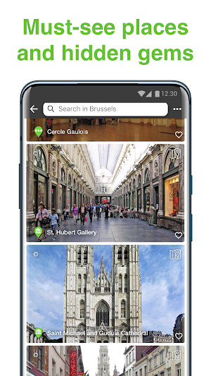 Brussels SmartGuide - Audio Guide & Offline Maps Screenshot 2