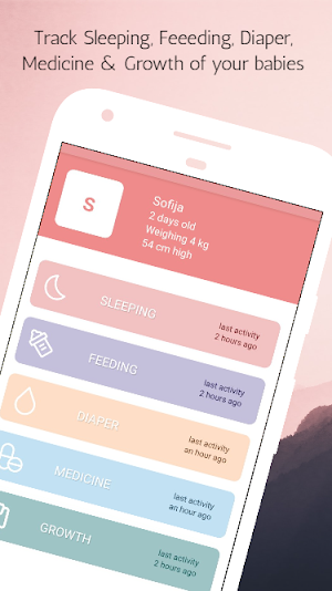 Sophia: Baby Tracker & Parent  Screenshot 0
