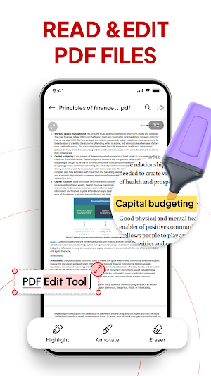 PDF Reader & PDF File Edit Screenshot 2