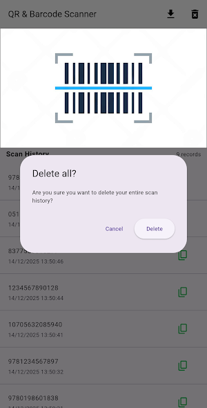Scan to Excel - QR & Barcode Screenshot 3