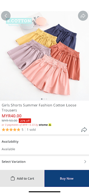 SG Shopping App Screenshot 1
