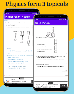 Physics; form 1-4 topicals. Screenshot 2