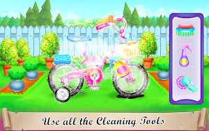 Girl Bike Fix and Washing Salon Screenshot 3