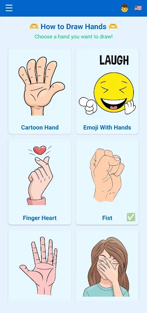 How to Draw Hands Screenshot 0