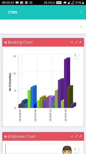 CTMS Booking Panel Screenshot 2
