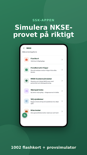Sjuksköterskor-app (SSK-app) Screenshot 2