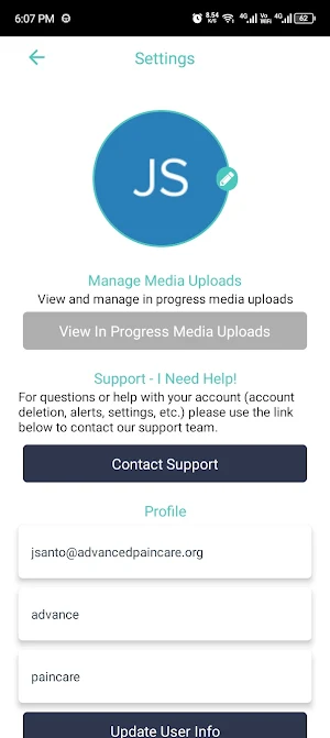 Advanced PainCare Screenshot 2