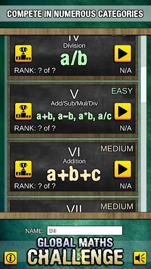 Global Maths Challenge Screenshot 1