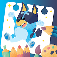 coloring for Bluey Bingo