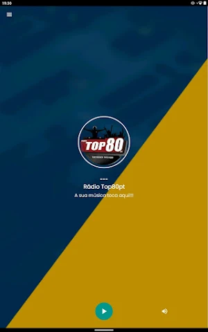 Rádio Top80pt Screenshot 0