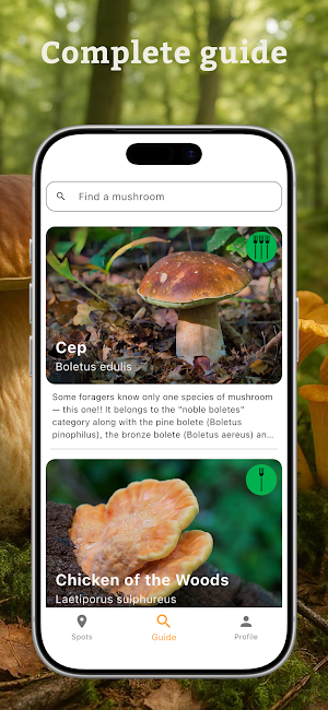 Pickfungi - Mushroom Maps Screenshot 2