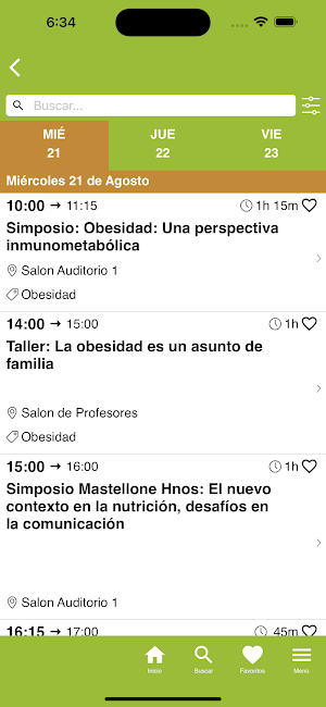 Sociedad Arg de Nutrición Screenshot 2