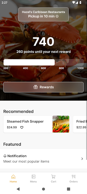 Hazel's Caribbean Restaurants Screenshot 0