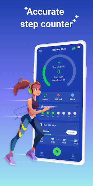 Step counter - fitness tracker Screenshot 0