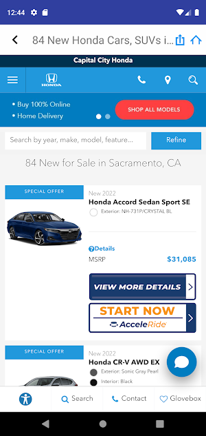 Capital City Honda Screenshot 3