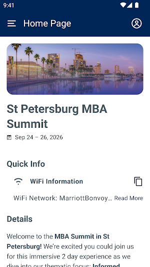UF Warrington MBA Events Screenshot 0