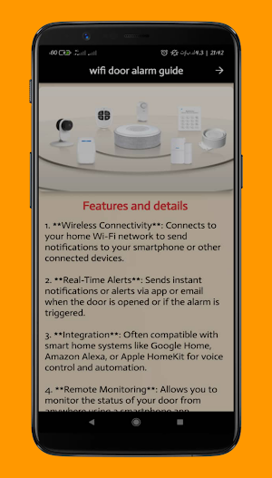 wifi door alarm guide Screenshot 0