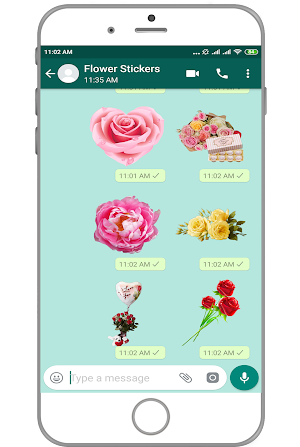 WAStickerApps - Flower Stickers for WA Screenshot 3
