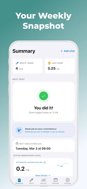 Tracky™: GLP 1 Weight Tracker Screenshot 3