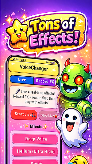 Voice Changer – Fun Voice FX Screenshot 2