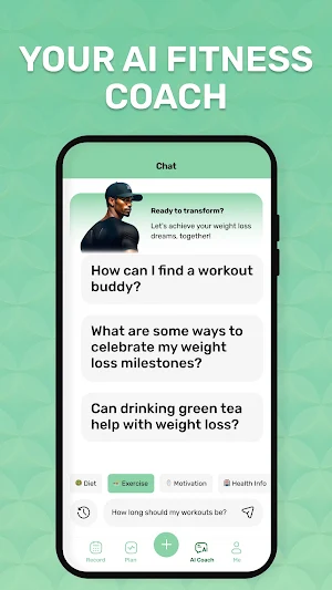 Weight Tracker & Planner AI Screenshot 2
