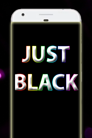 Black Wallpaper Screenshot 0