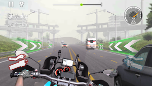 Ultimate Traffic Bike Driving Screenshot 1