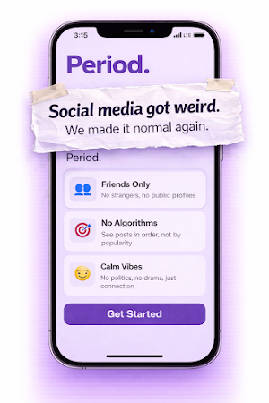 Period. – Friends Only Social Screenshot 0