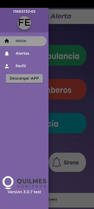 Mi Alerta Quilmes Screenshot 1