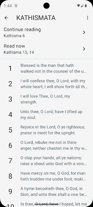 Pray the Psalter Screenshot 2