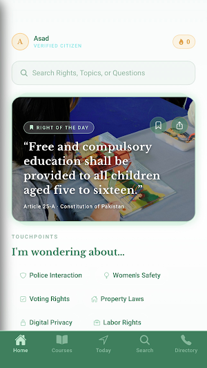 Rights & Voices Screenshot 2