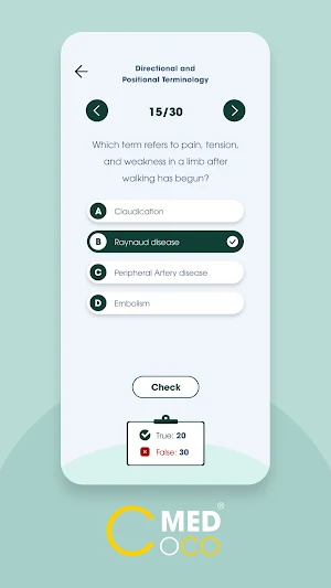 CocoMed Medical Flashcards Screenshot 2