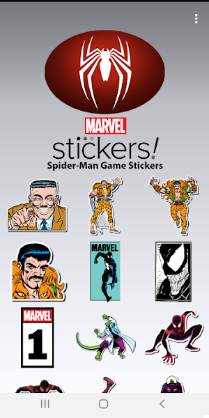 Spider-Man Game Stickers Screenshot 0