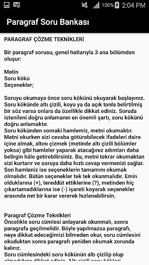 Paragraf Soru Bankası - KPSS, TYT, AYT, DGS, ALES Screenshot 3