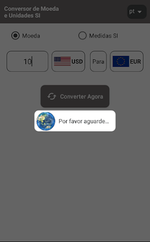 Conversor de Moeda e Unidades Screenshot 1
