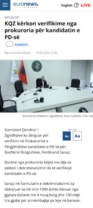 Euronews Albania Screenshot 2
