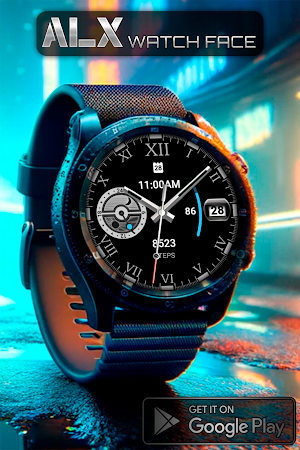 ALX22 Analog Watch Face Screenshot 0