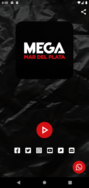 Mega Mar Del Plata 101.7 Screenshot 0