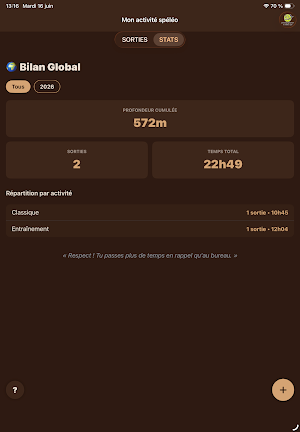 SpéléoLog Screenshot 3