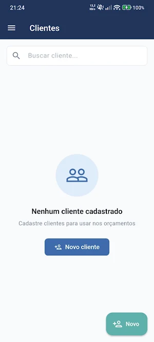 Orçamento App Screenshot 2