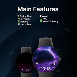 Magic Planet Watch Face Screenshot 1