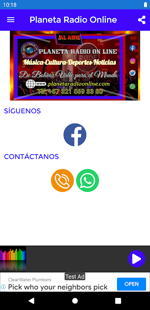 Planetaradioonline Screenshot 0