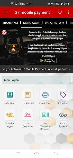 G7 Mobile Payment Screenshot 2