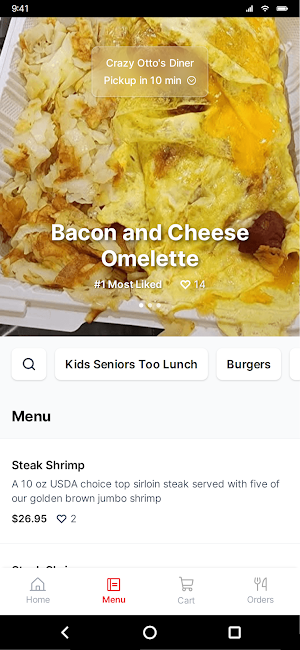 Crazy Otto's Diner Screenshot 1